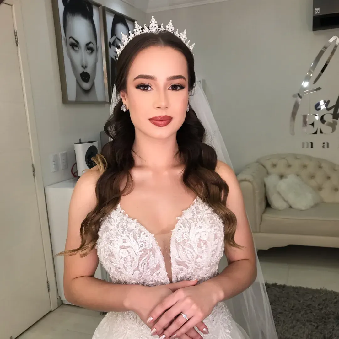Noiva com tiara
